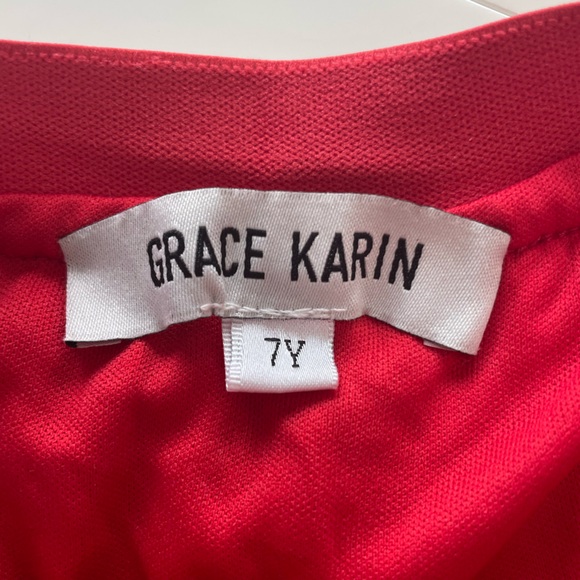 Grace Karin Girls size 7 red sequin skirt - b2 - Picture 3 of 3